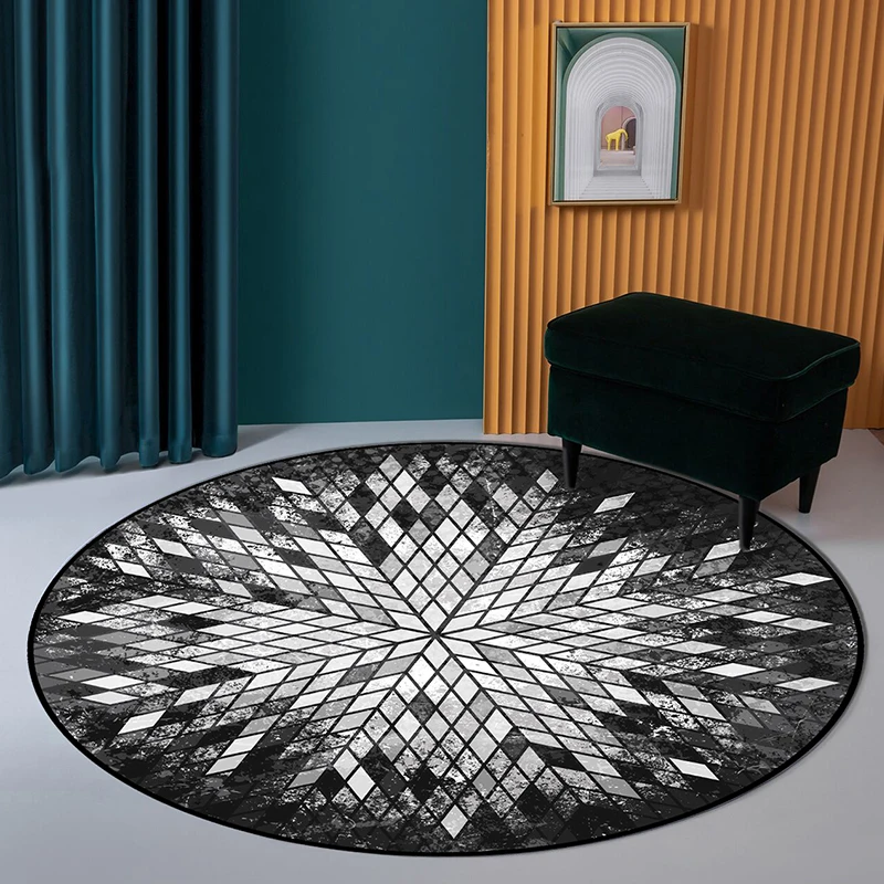 Wholesale floor rugs carpet 3d transfer printed patchwork cowhide leather style rugs carpets