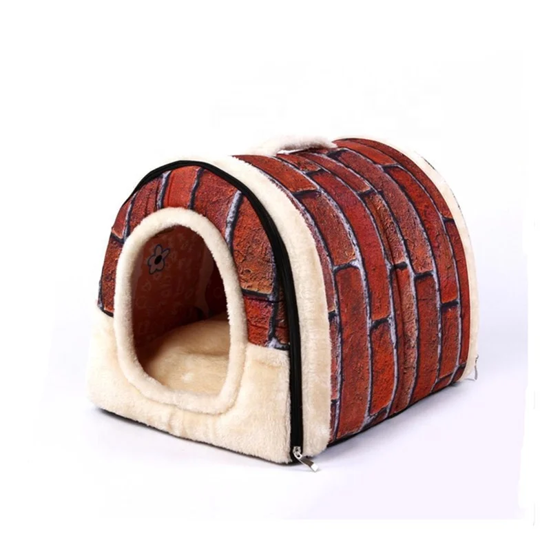 Dog Cat Four Seasons Universal Pet Foldable 2 in 1 Sofa Bed Non-slip House and Winter Soft Cozy With Mattress