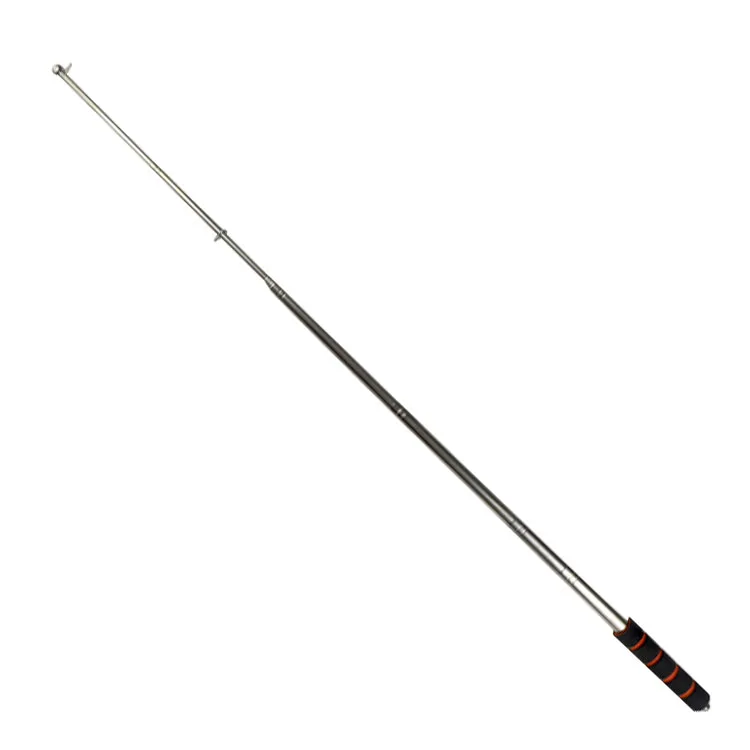 Widely Used Foam Handle Telescopic Stainless Steel Guide Flagpole Tour Guide Flag Pole