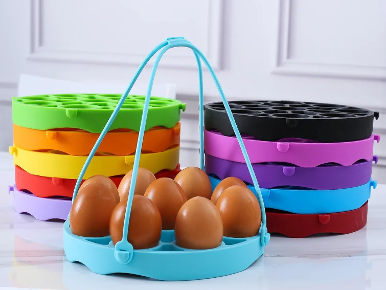 
High Quality Rack Silicone Bakeware Egg Steamer 