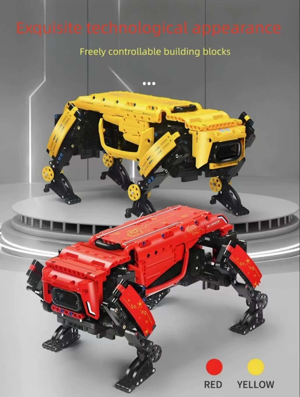 mechanical dog Building block programming educational robot   Compatible with LEGOing  steam  Education building blocks
