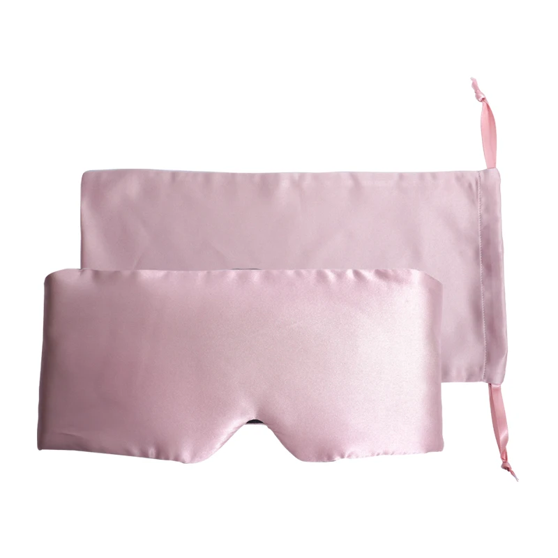 Custom Luxurious Silk Eyemask With package Bag Experience The Ultimate Sleep Comfort With A Silk Eye Mask