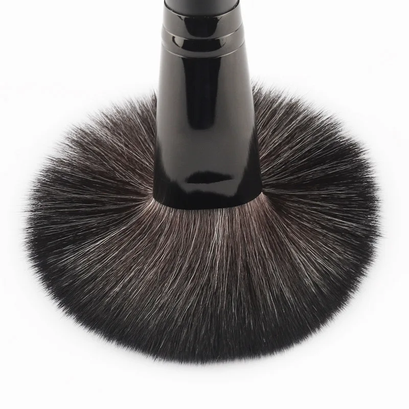 Cosmetic Makeup Brushes Set Portable Foundation Brush 24pcs Black Kabuki Eyeshadow Concealer Lash Blush Brush with Case