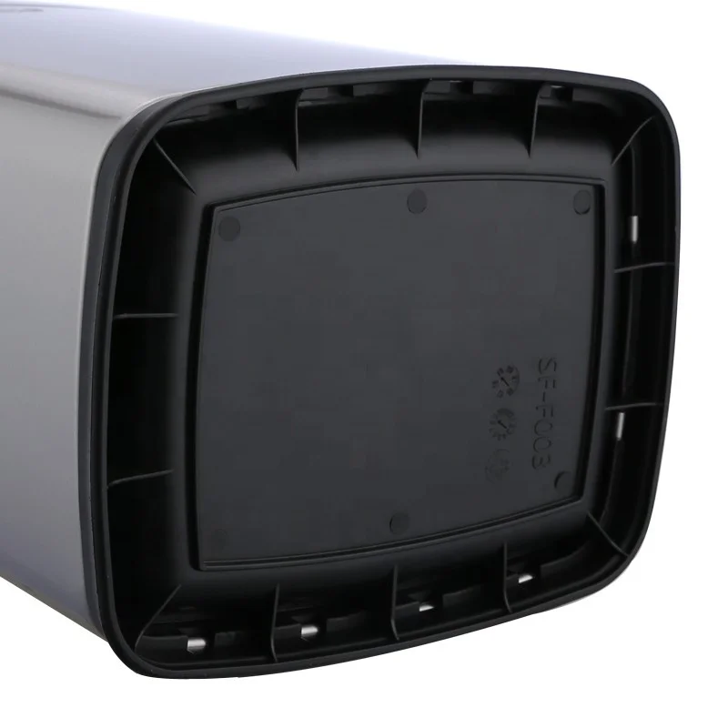 China supplier professional kitchen trash can open metal office trash can