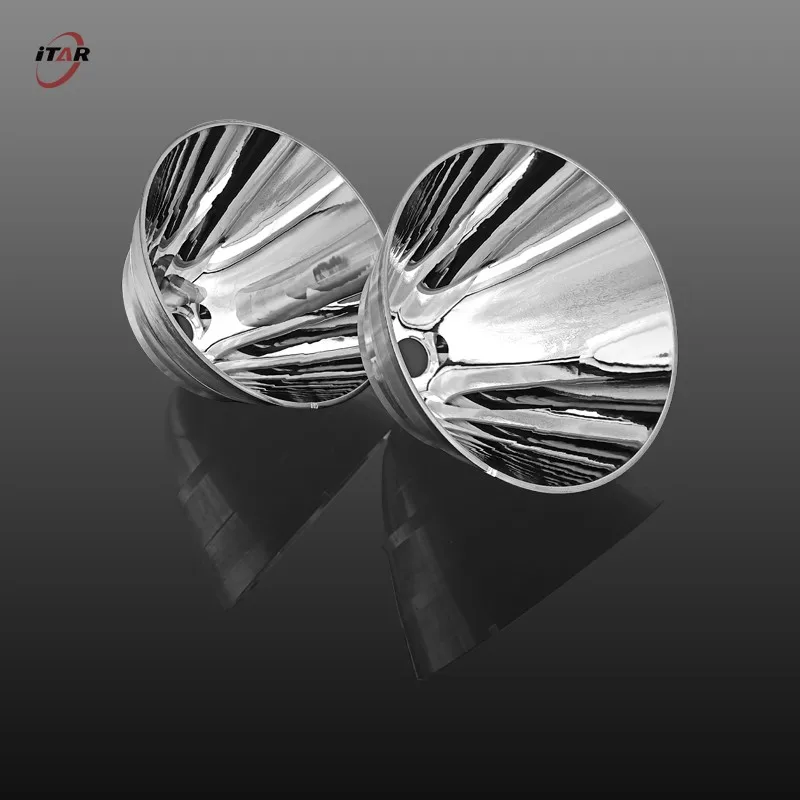 Custom Reflector Round Lamp Aluminum 90Mm*124Mm Led Osram High/Low Beam Torch Flashlight Industrial For Outdoor Reflector Led