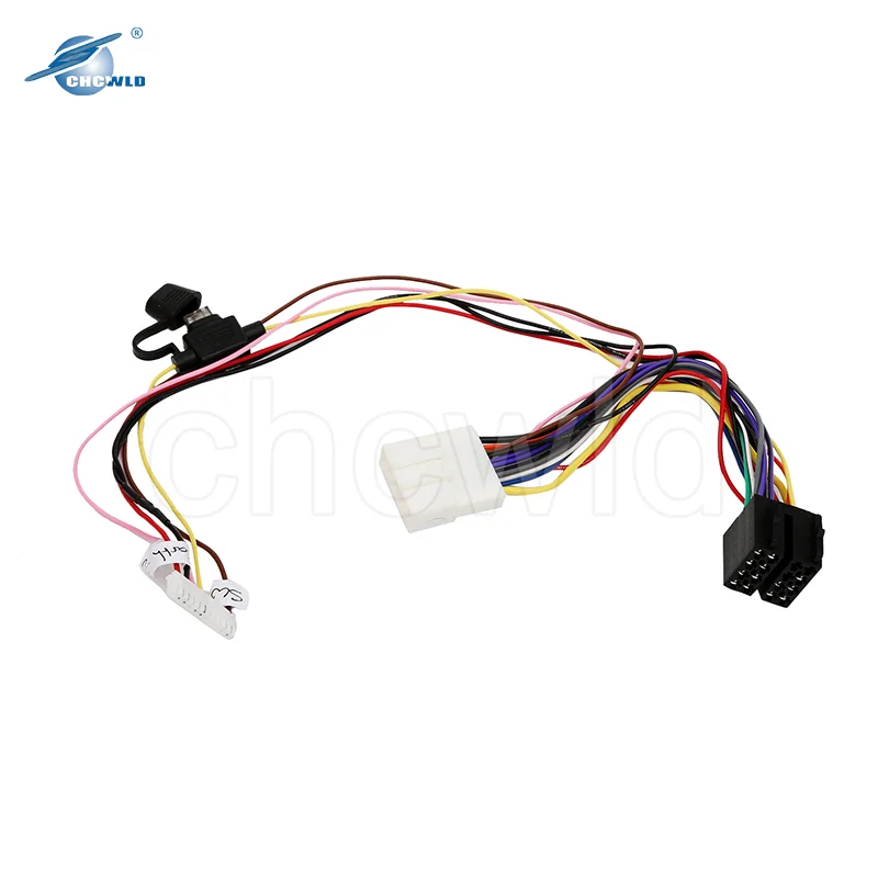 16 pin Car Stereo Adapter Connector Radio Plug ISO Wiring Harness