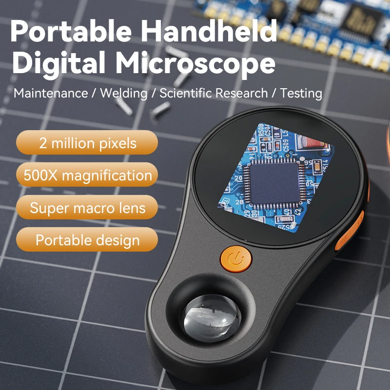 Pocket Video Microscopes 1080p HD Mini Digital Microscope Camera Handheld Plastic Mobile Phone Screen Magnifier For Electronics