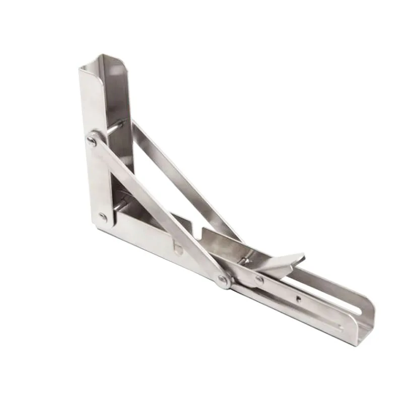 Folding Bracket For Furniture Wall 201 Shelf Bracket Custom Folding Adjustable Mounting Metal Table Shelf Table Brackets