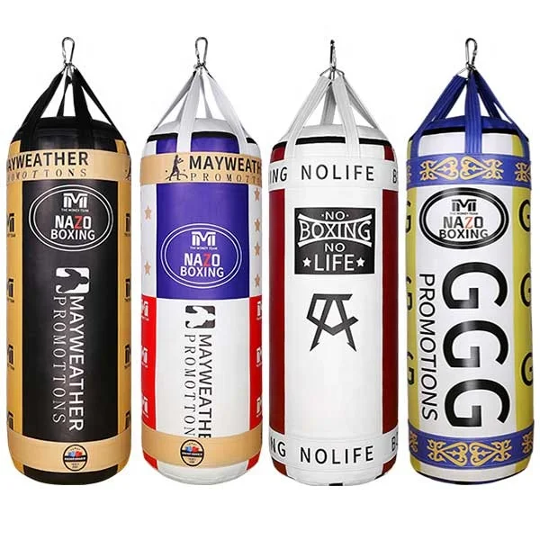 Training Fitness with Hanging Kick Sandbag Adults Gym Exercise Empty-heavy Boxing Bag Boxing Man Punching Bags