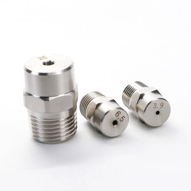 Stainless steel 60 degree wide angle standard angle solid cone full jet spray nozzle