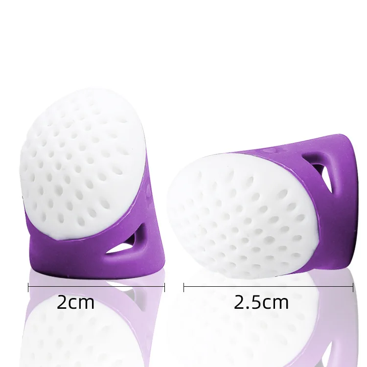 Wholesale Silicone Finger Pads Sewing Ring for Knitting Quilting Crafts DIY Sewing Tools Finger Protection Enhanced Comfort