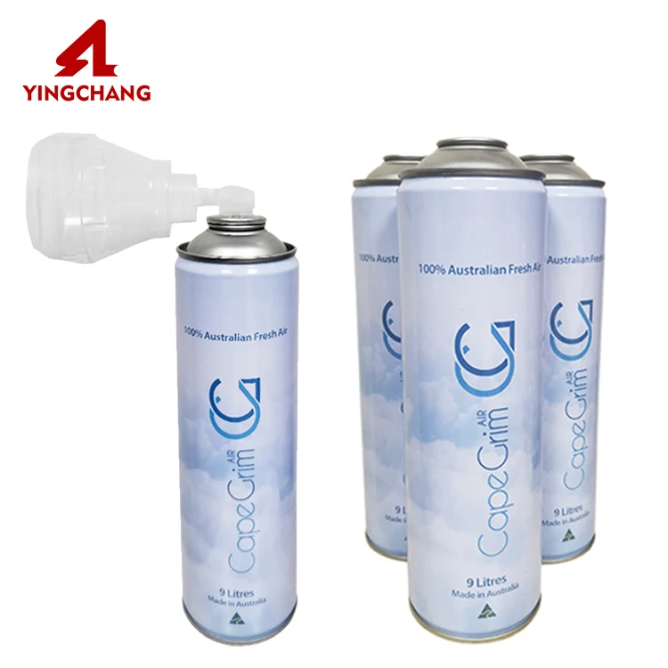 refillable oxygen tinplate empty aerosol can