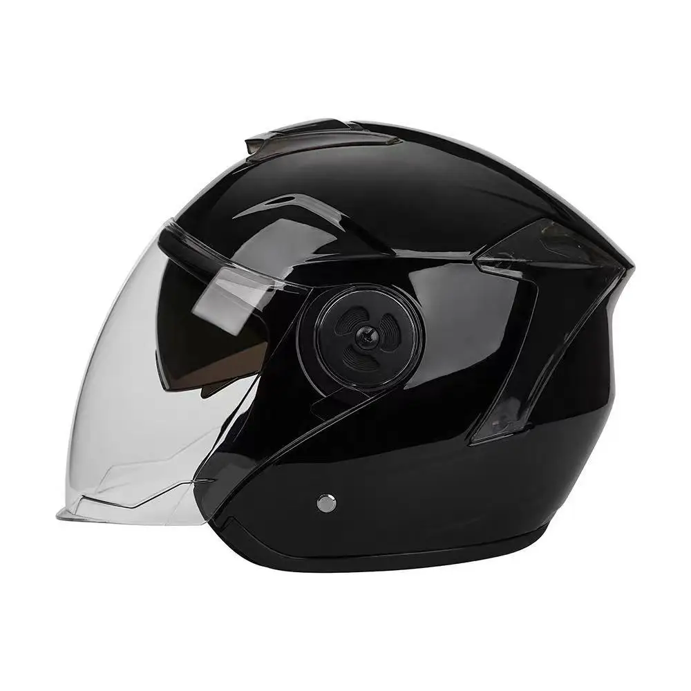 Motorcycle half face helmet with DOT, CE approved, ABS 2019 new design,