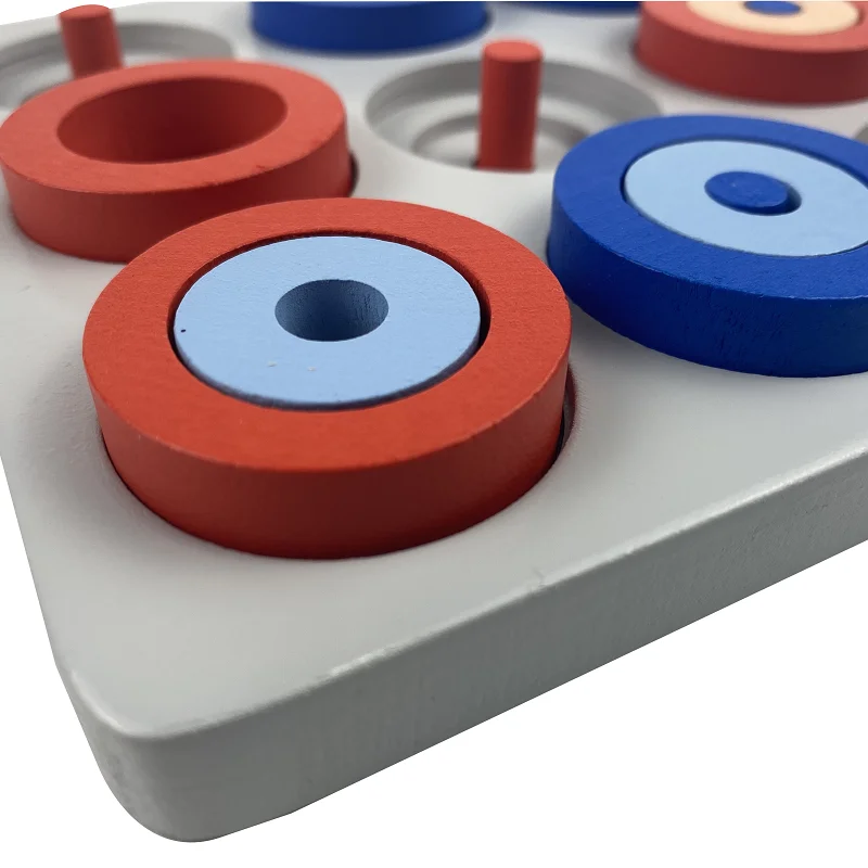 wood board game xo wood kids game