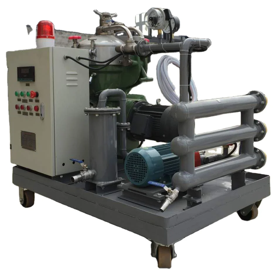 Centrifugal Disc Separator for Fuel Purification and Lubricating Oil Regeneration