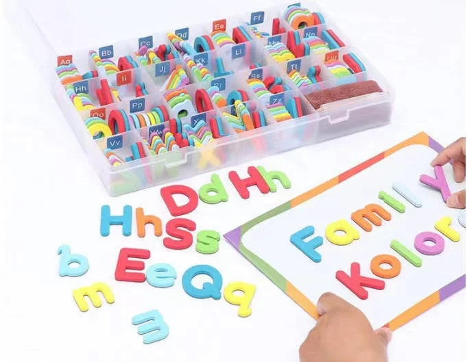 Custom Baby Toys Educational Classroom EVA Decorative Arabic Magnetic Letters Set for Kids Toys
