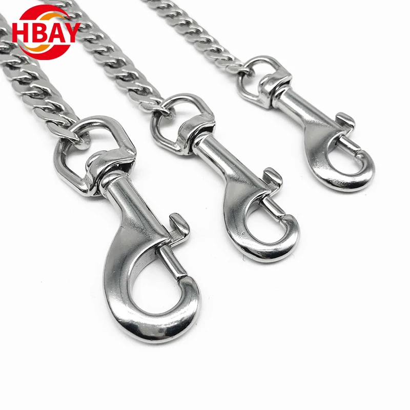 Manufacturer Supplied 304 Stainless Steel Pet Leash Chain Handbag Decorative Zinc Transmission Chain