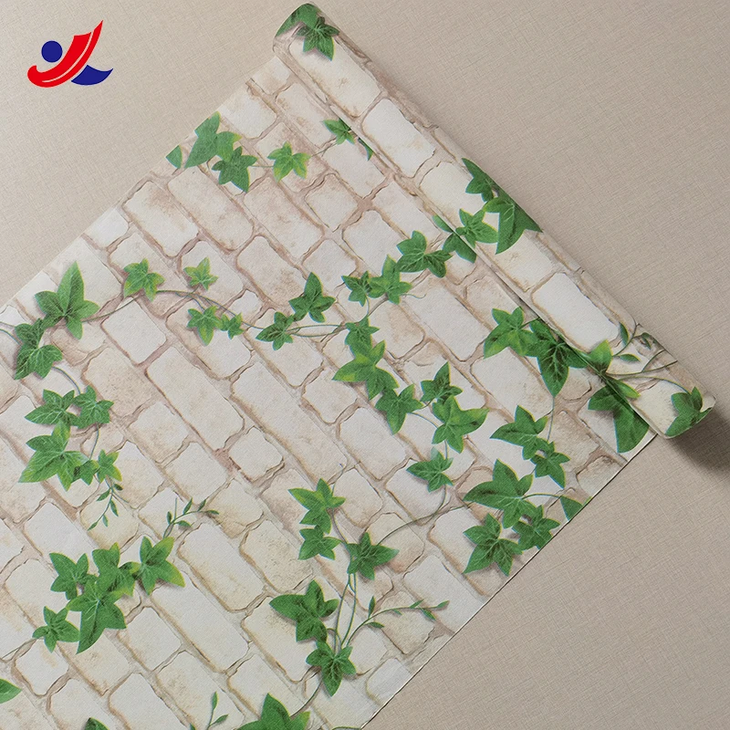 Low price waterproof self-adhesive brick wall pvc wallpaper sticker