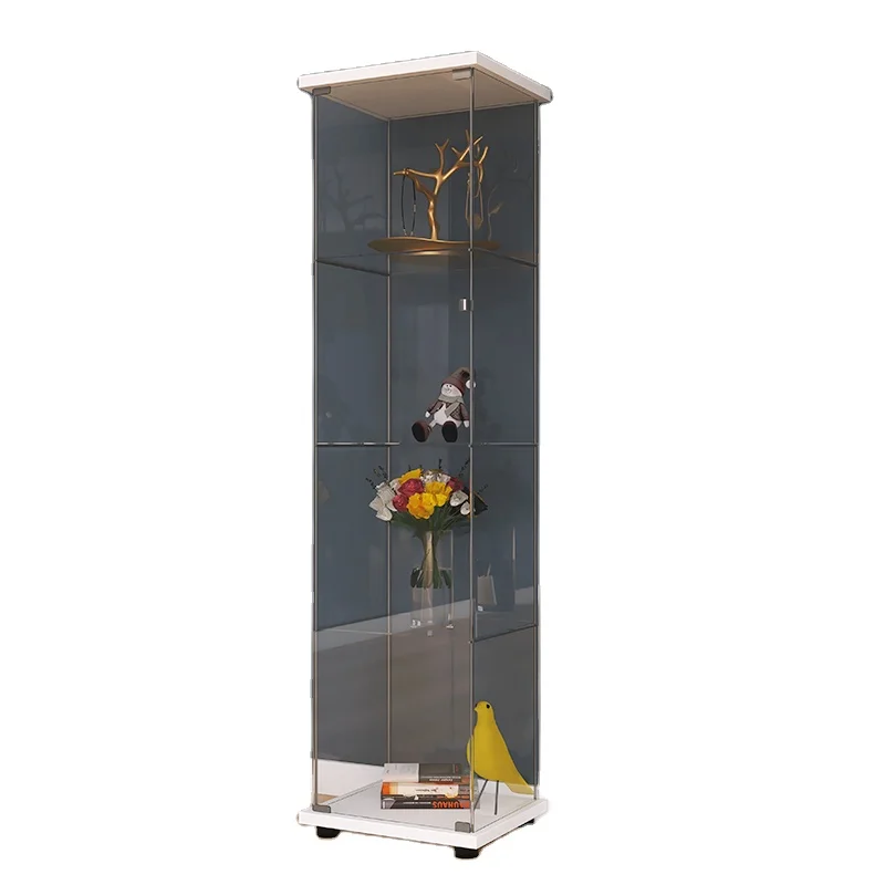 Glass Showcase Workmanship Display Cabinet Jewelry Showcase Bar Cabinets Floor Display Stand Furniture
