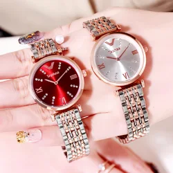 2020 Best Sell Fashion Women Watches Full Rhinestone stainless steel Strap ladies Quartz Wrist Watches  BLSB004