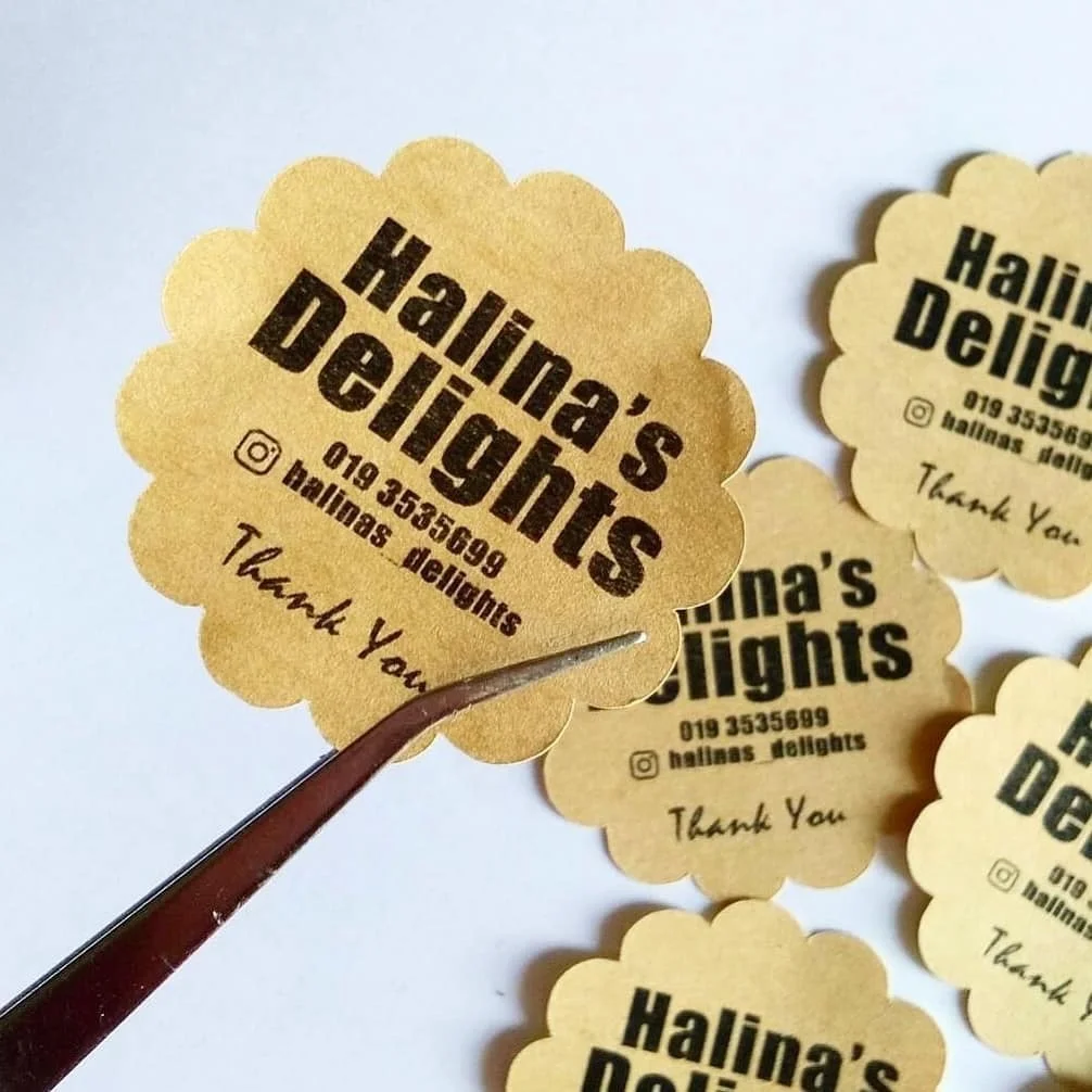 Self Adhesive Labels For Food Industry Use Candy Bottle Stickers Wholesale Manufacturer