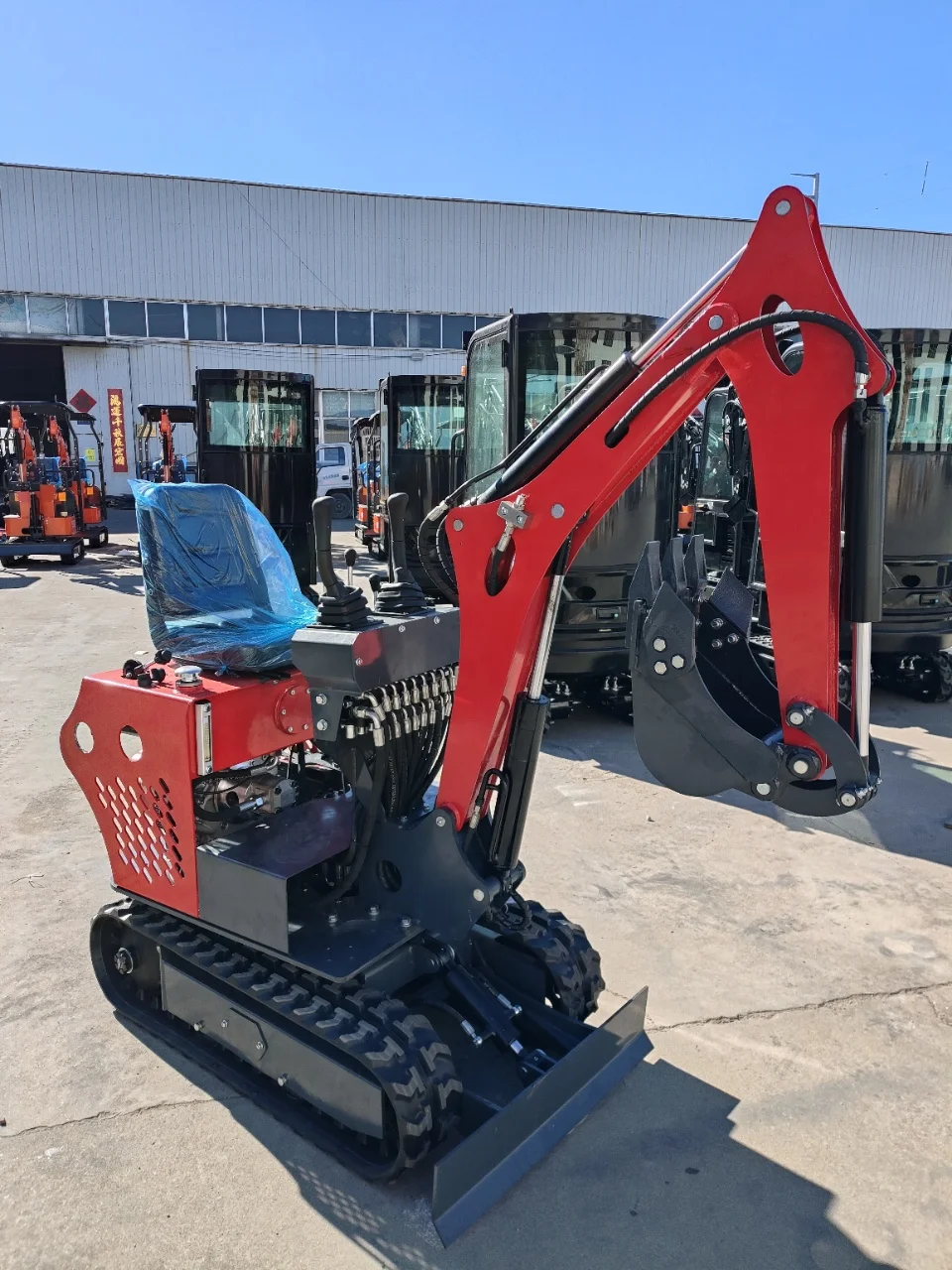 hydraulic crawler excavator 0.8 ton 1 ton 1.5 ton 1.8 ton 2 ton mini excavator diesel with EPA euro 5 engine