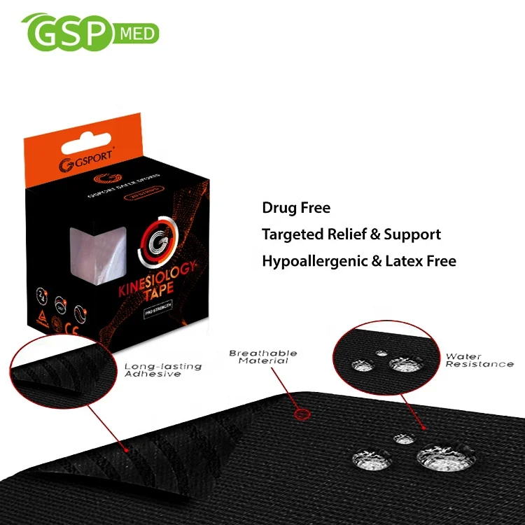 10cm*5m Waterproof Original Kinesiology Elastic Cotton Therapeutic Athletic K Tape Sports Muscle Tape