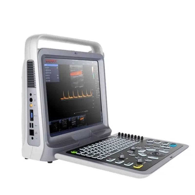 Factory Color Doppler Hospital Ultrasound Scanner Laptop Ultrasound Machine Veterinary Diagnostic Equipment Clinic Animal