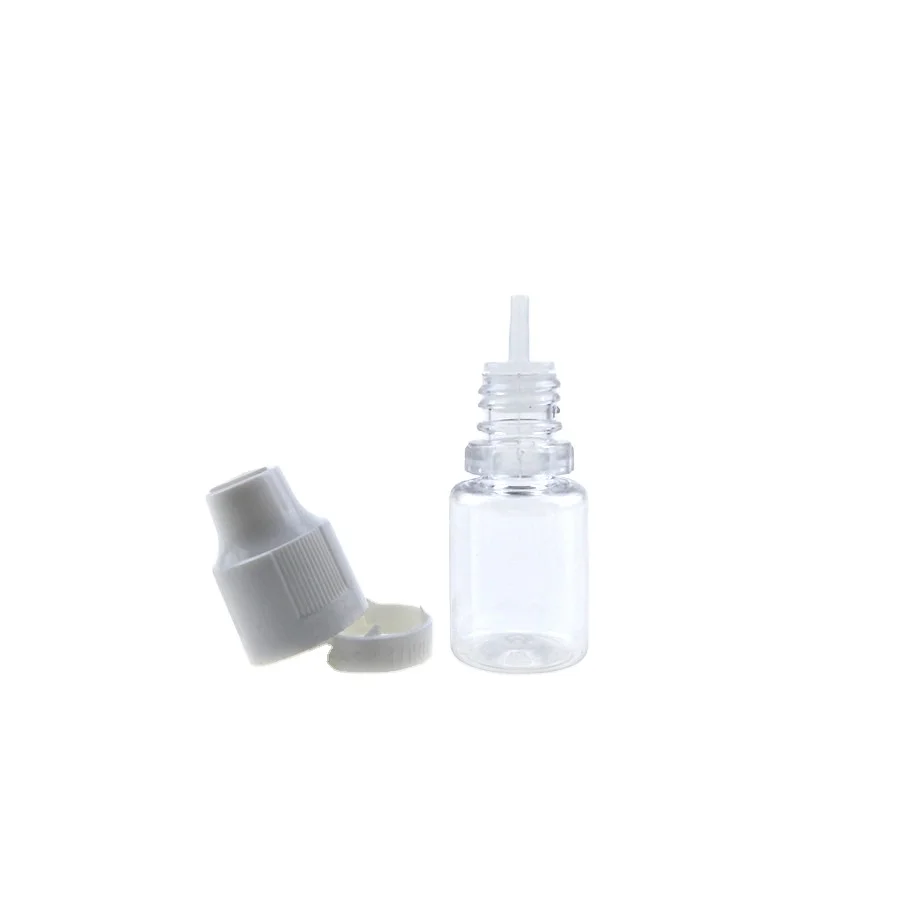 Wholesale 15ml PET Soft Extrusion Transparent Plastic Serum Drop Bottle  Round Drops Bottles For Eye Liquids