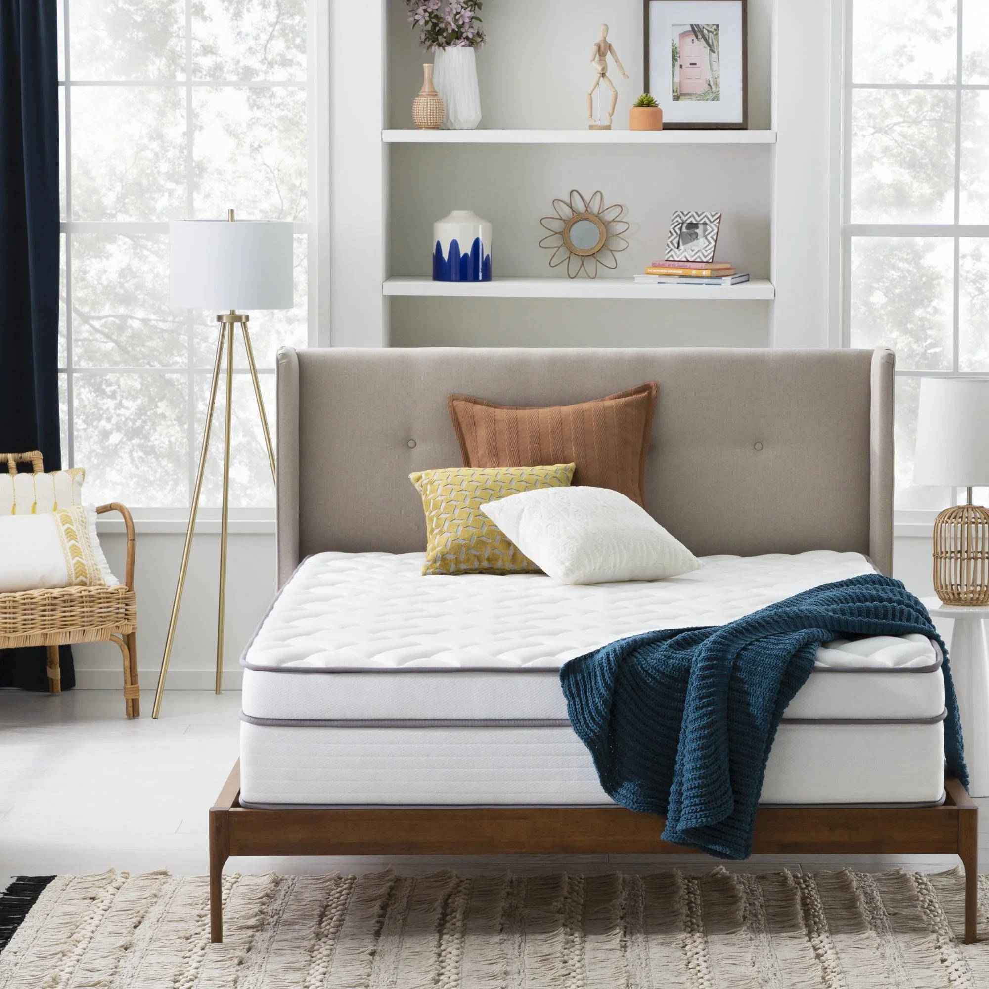 Twin Bed Full Size Latex Pillow Top Mattress For Sale Rolled Up Bonnell Spring Pu King Queen Twin Foam Mattress