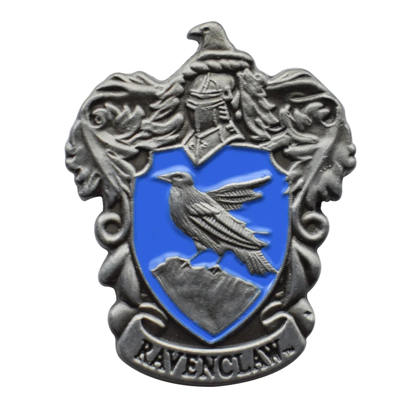 Art Craft Collection Harry Potter Hogwarts College House 3D Die cast lapel pin