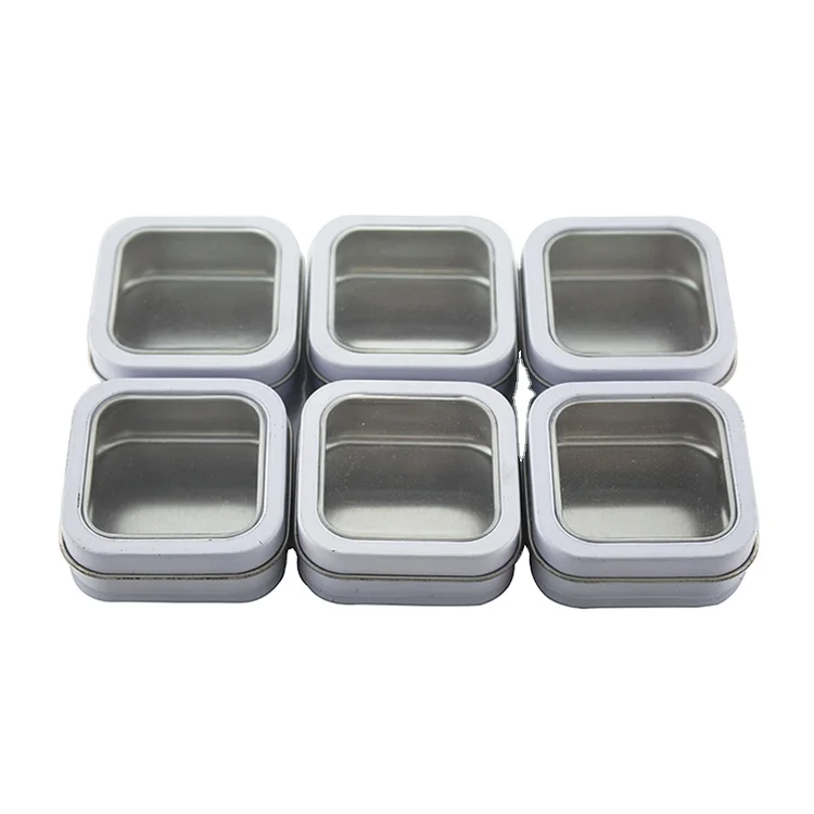 new 2019 trending product China Factory Cute Metal Small Square Tin Box