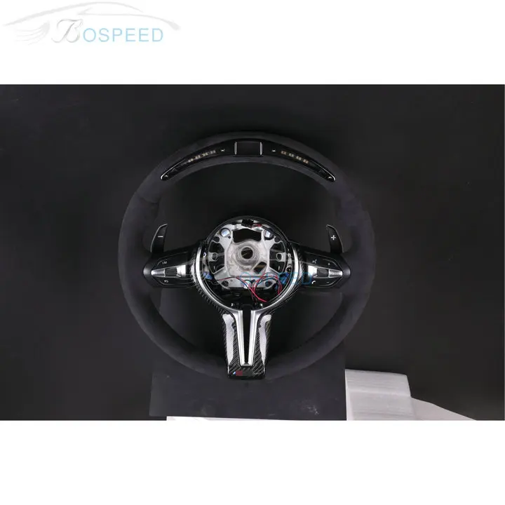Carbon Fiber LED racing car steering wheel for BMW M3
