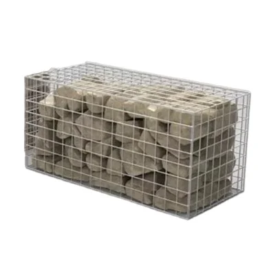 Corrosion Resistant 5cmx10cm Size 1mx0.8mx0.3m Welded Gabion Baskets