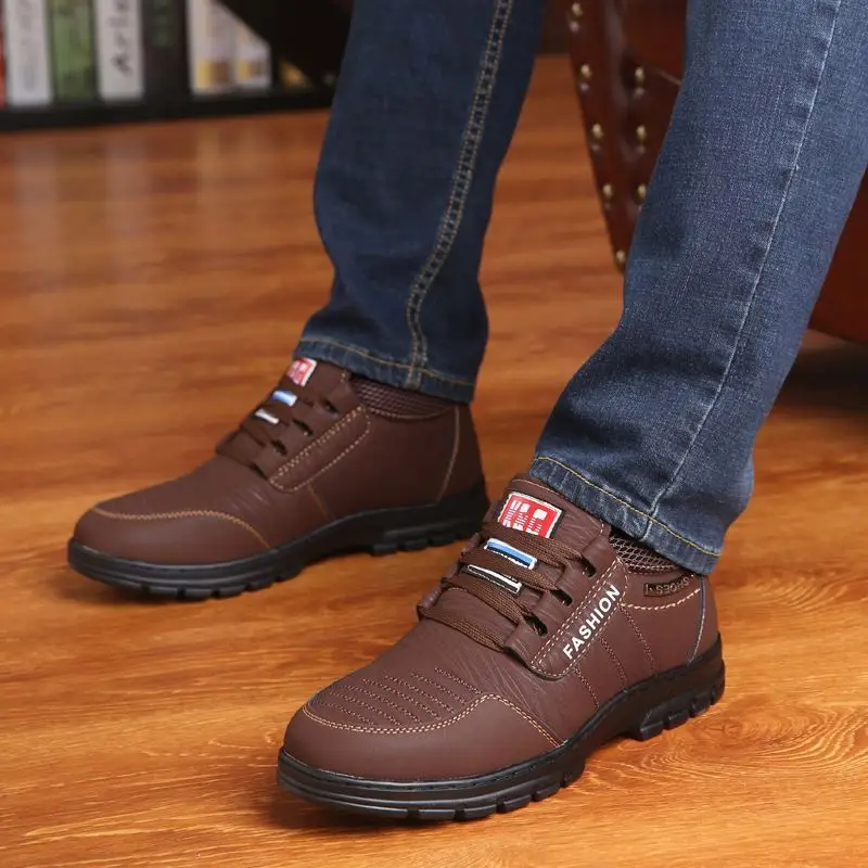 SANMAO New model genuine leather mens casual dress shoes manufacturer