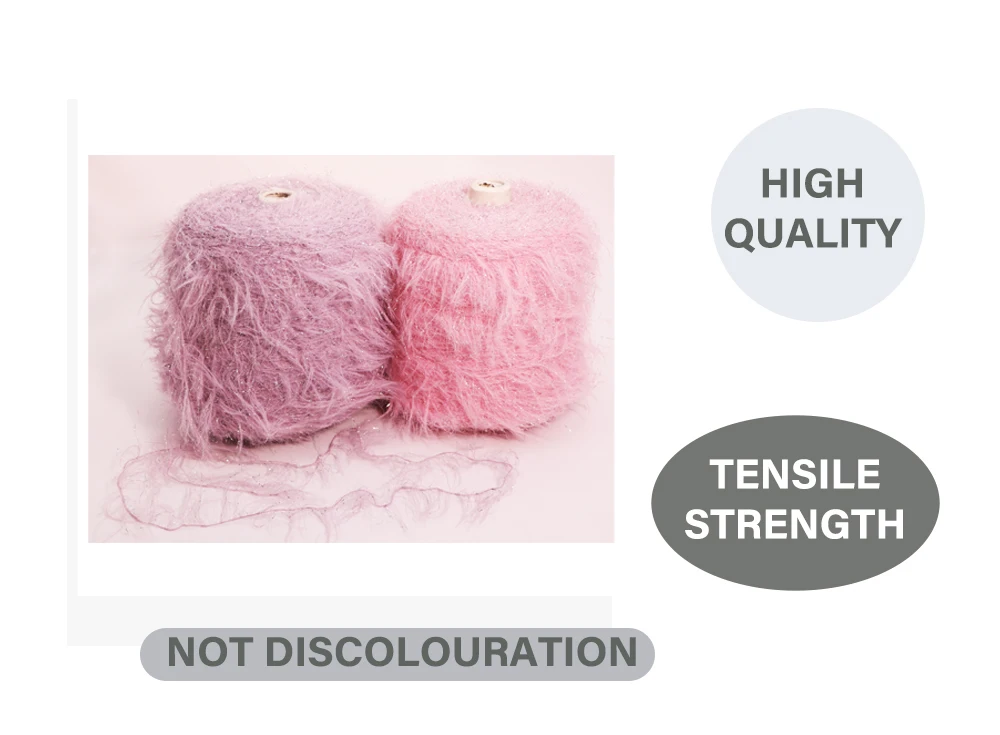 Factory Sales Fancy Sequined Yarn Fancy Yarn 8cm for Weaving Sweaters Socks Furs Scarves Handwork