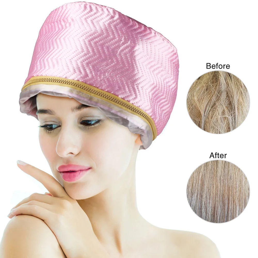 Hot Selling Salon Dryers Electric Spa Thermal Treatment Hat Heat Cap for Deep Conditioning Heating Cap Hair Steamer Cap