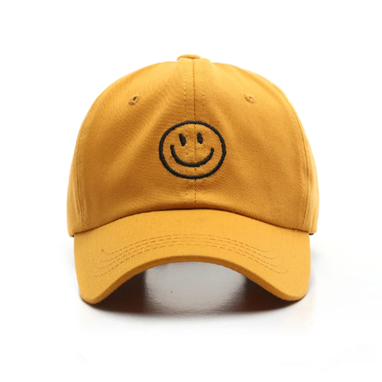 Cotton Embroidery 6 Panel Curved Brim Low Profile Unstructured  Dad Hats Customized