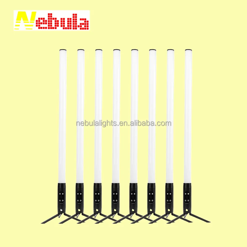 NEBULA 360 LED RGB Pixel Battery Tube Light IP65 Wireless DMX DJ Wedding Event Stage Light