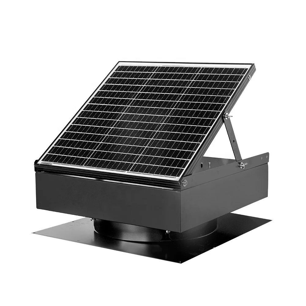 16 Inch 70 Watt New Solar Powered Attic Exhaust Fan Adjustable Type For Factories Warehouses