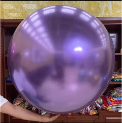 Shuian 18 inch 10 pcs metallic balloon party supplies decorations set birthday event decoration wedding thickened chrome balloon