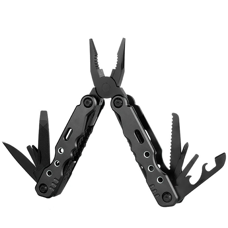 Stainless Steel Multitool Pliers with 13 in 1  Multi-function Outdoor Survival Portable Pocket Pliers