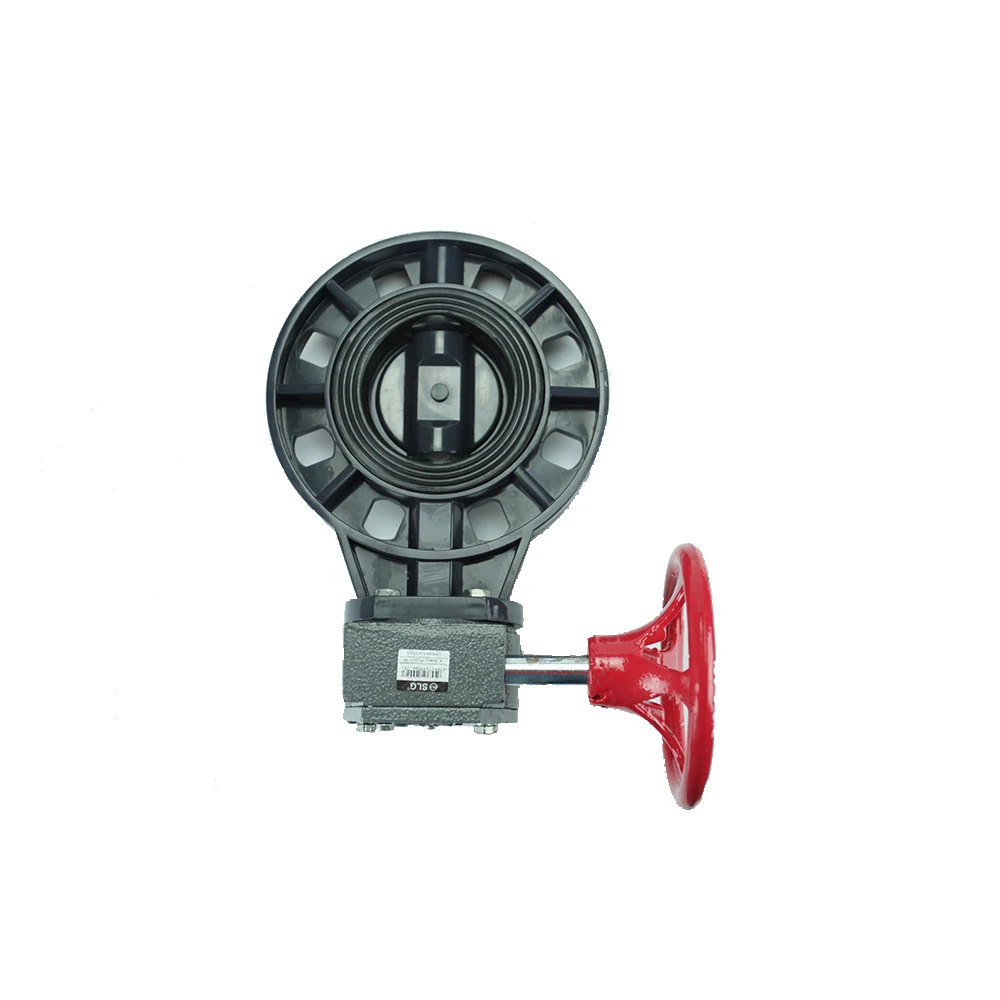 Hot sell swimming pool ABS handle manual power PVC butterfly valves