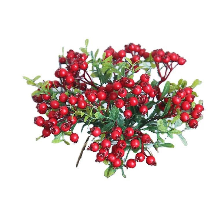 
wholesale colourful Christmas foam decorative artificial berry for decoration 