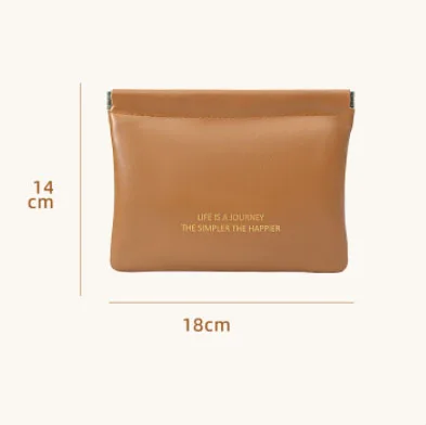 Wholesale Luxury Designer New Pink Small PU Leather Makeup Travel Bag Custom Logo Mini Pouch Fashionable PC Storage Cosmetic Bag