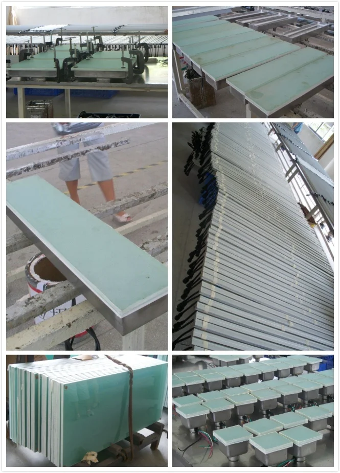 
waterproof led floor tile light 10x10 colored tiles underground led light tile 