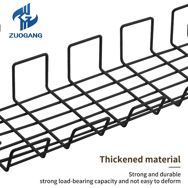 Factory Custom Metal Under Desk Cable Management Tray No Drilling Required - Under Desk Cable Organizer Storage Rack