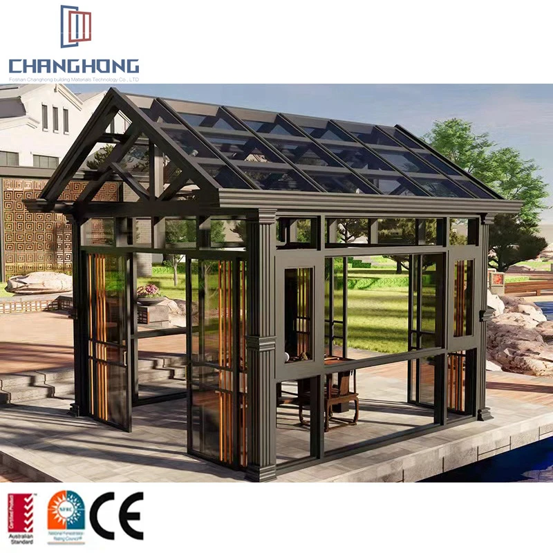 Luxury Modern veranda small glass house Prefabricated