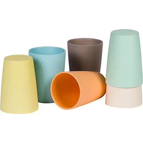Hot-selling Custom bpa-free ecological natural coffee mug biodegradable reusable bamboo fiber coffee travel mug cup with lids