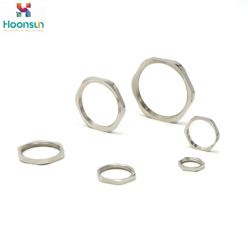 Brass Color Nickel-plated conduit locknut